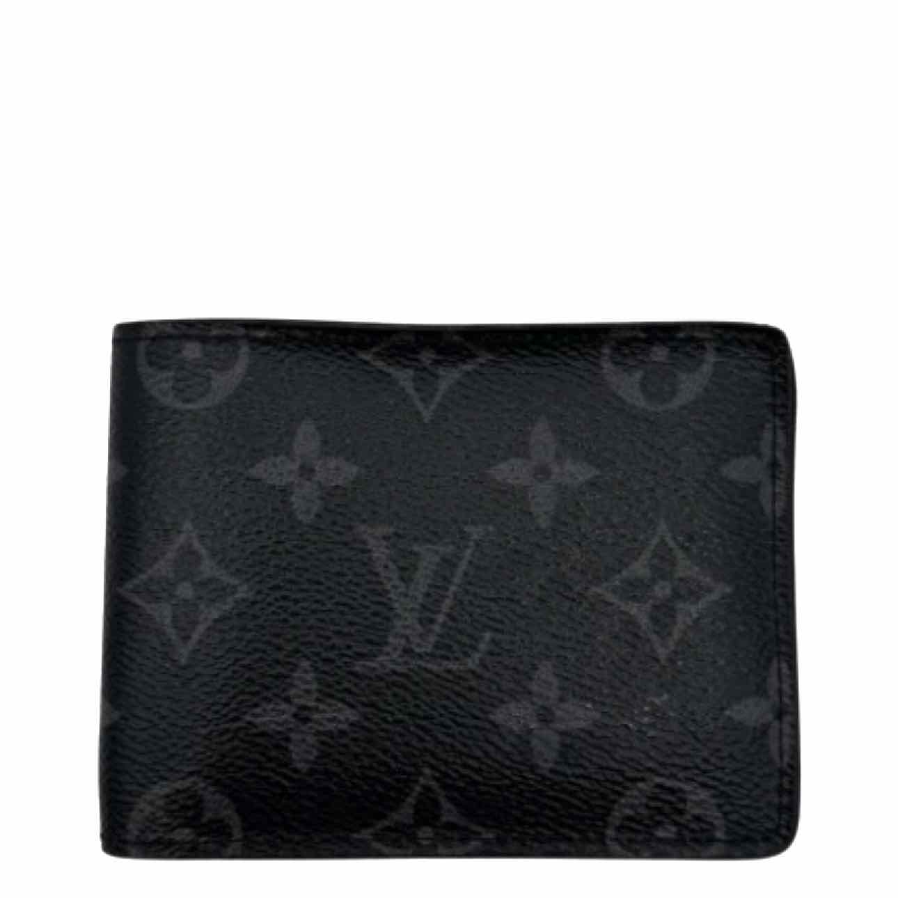 LOUIS VUITTON Monogram Eclipse Multiple Wallet Black