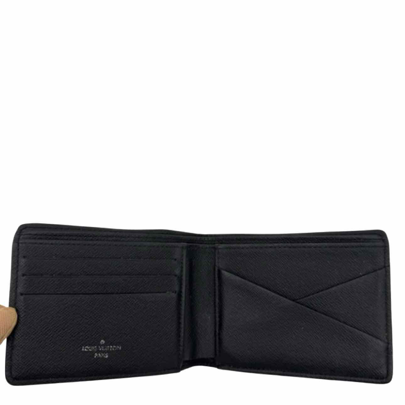 LOUIS VUITTON Monogram Eclipse Multiple Wallet Black