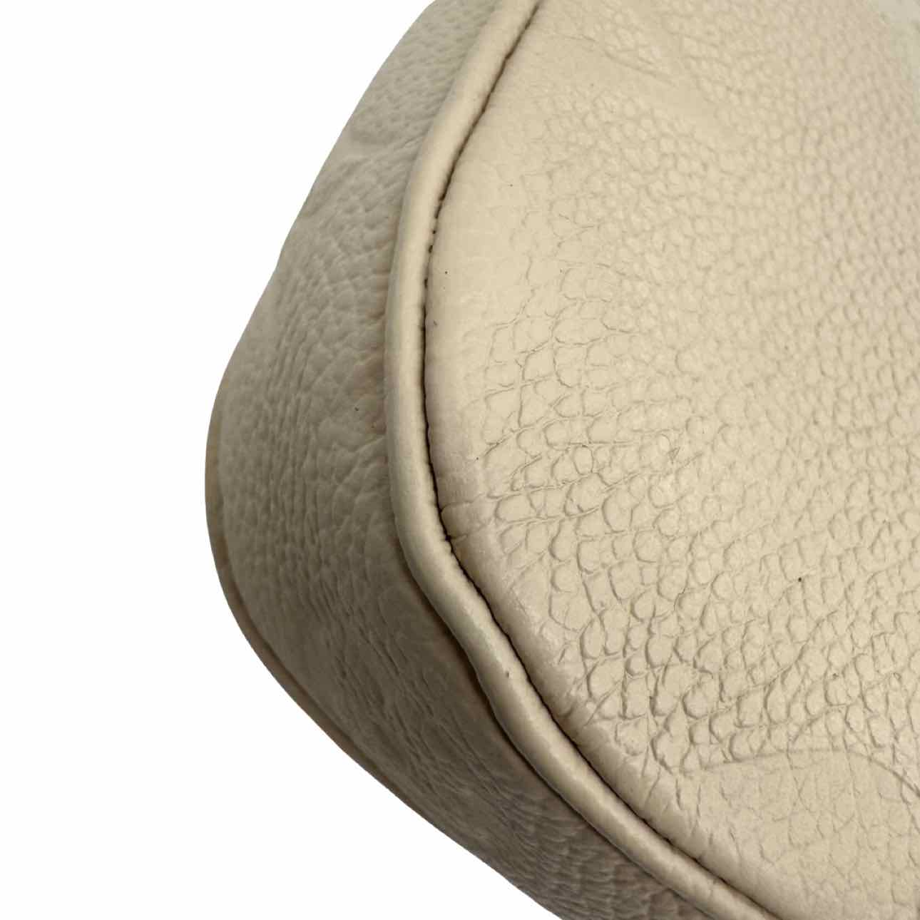 LOUIS VUITTON Monogram Empreinte Multi Pochette Accessoires  Beige Crossbody Bag