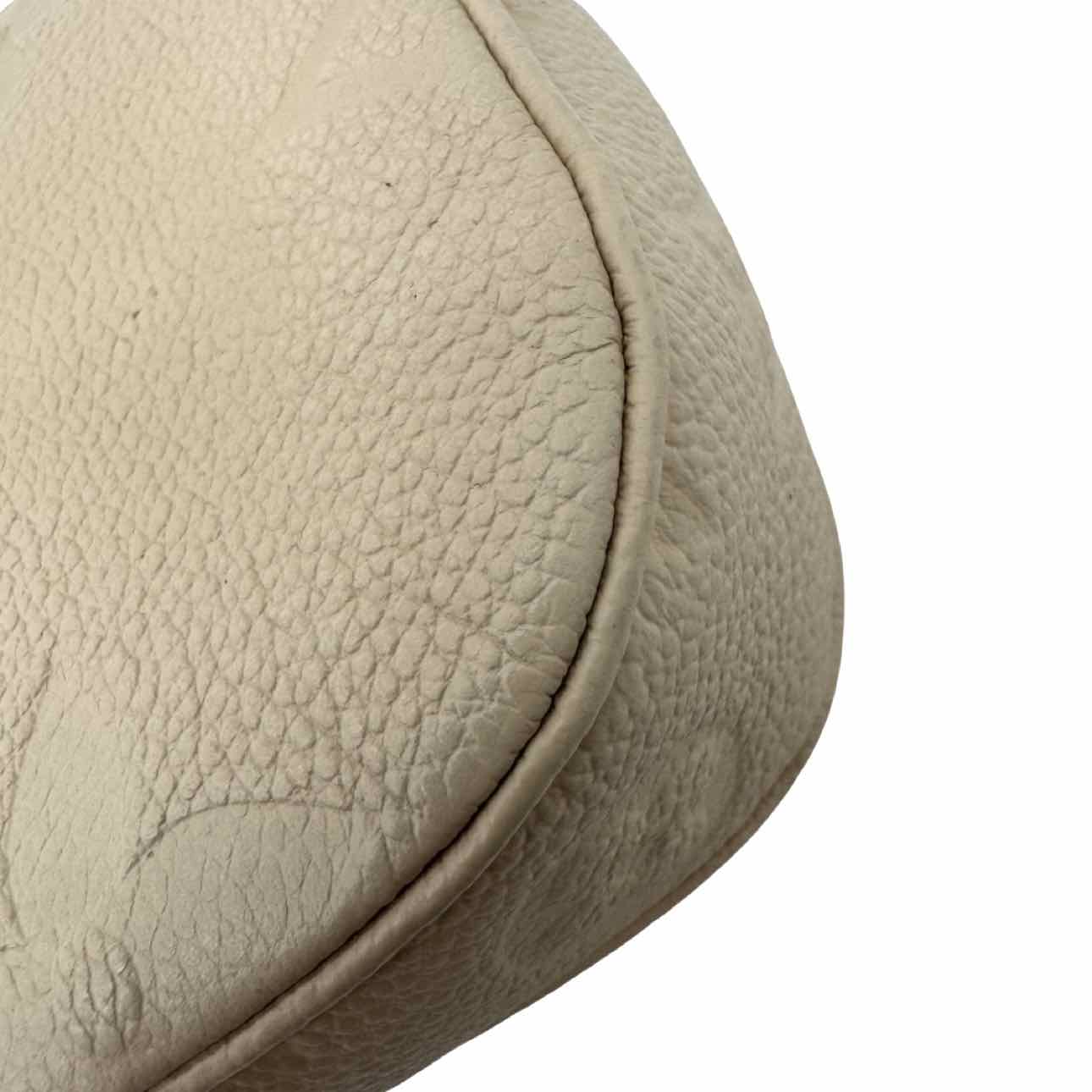 LOUIS VUITTON Monogram Empreinte Multi Pochette Accessoires  Beige Crossbody Bag