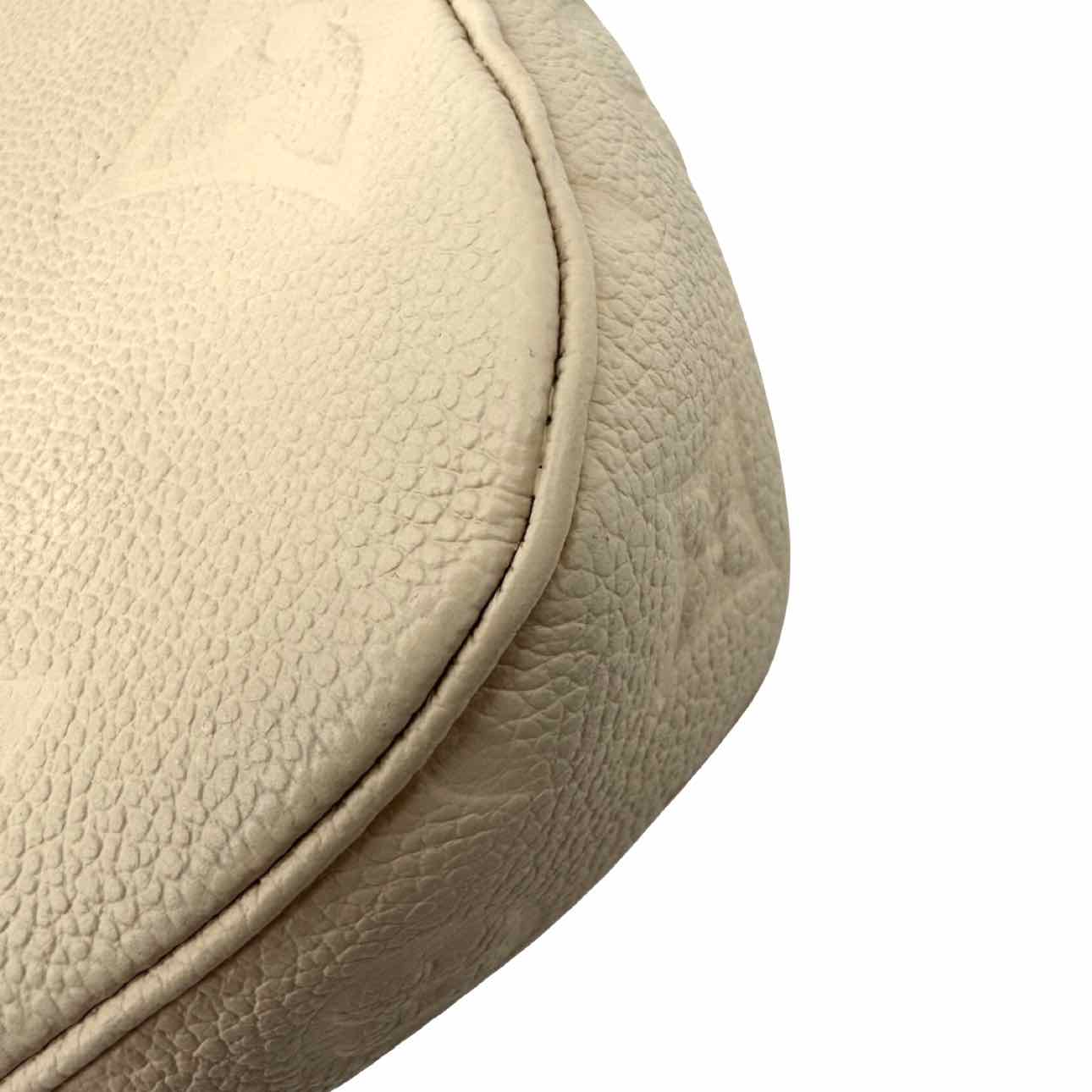LOUIS VUITTON Monogram Empreinte Multi Pochette Accessoires  Beige Crossbody Bag
