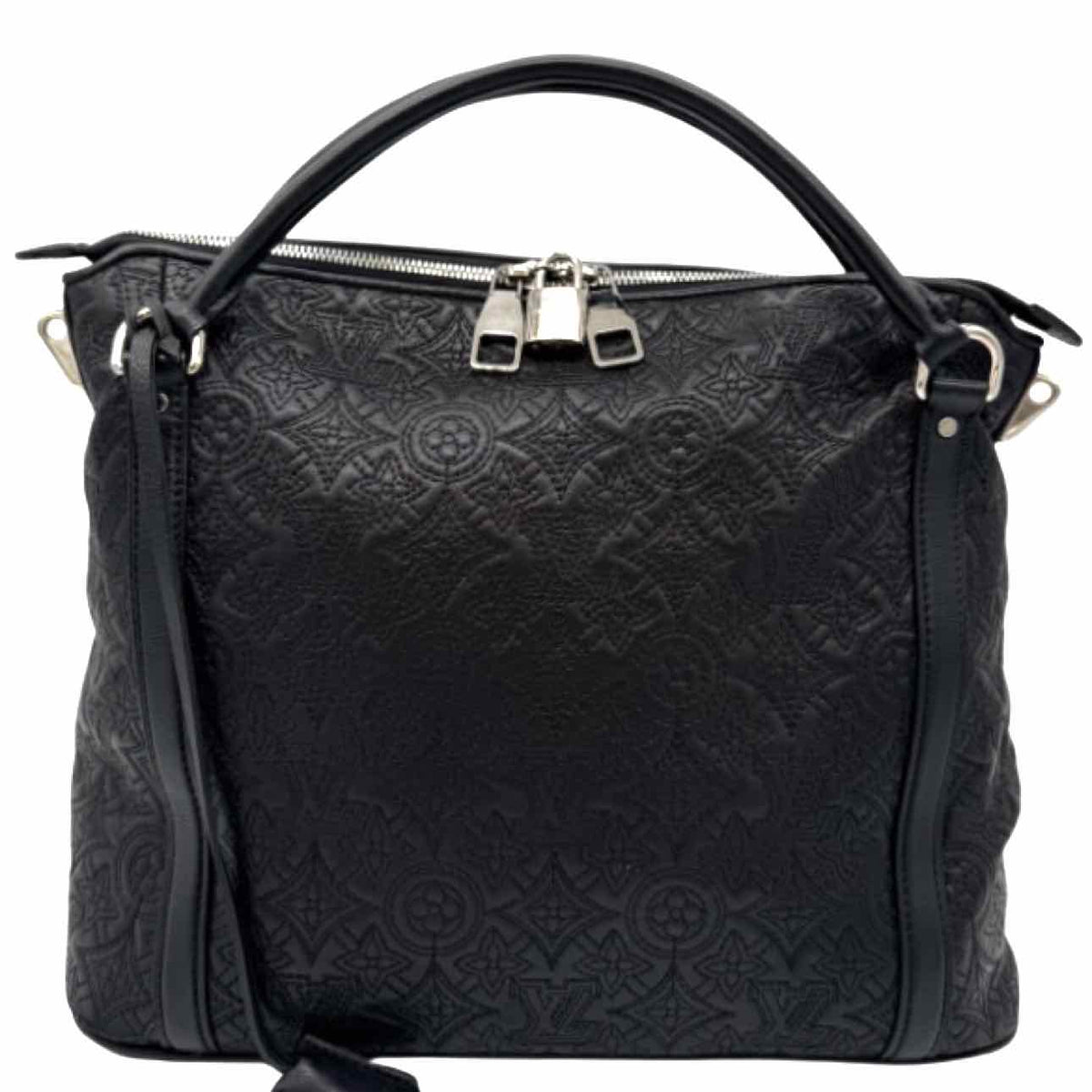 LOUIS VUITTON Monogram Quilted Leather Antheia Ixia PM Black
