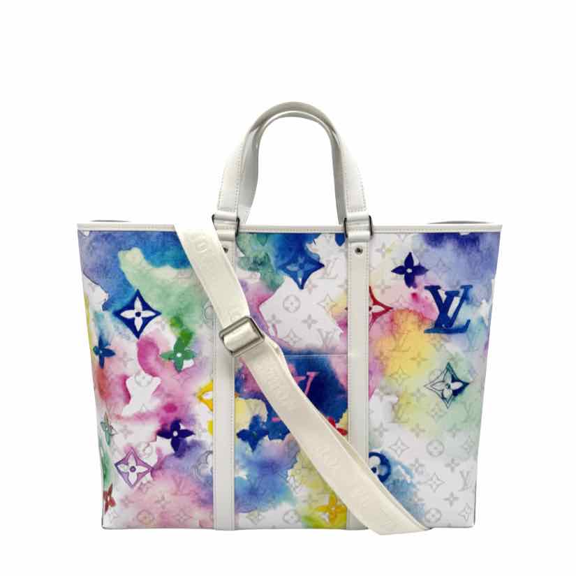 LOUIS VUITTON Monogram Watercolor New Tote GM Multicolor (Pre-Owned)