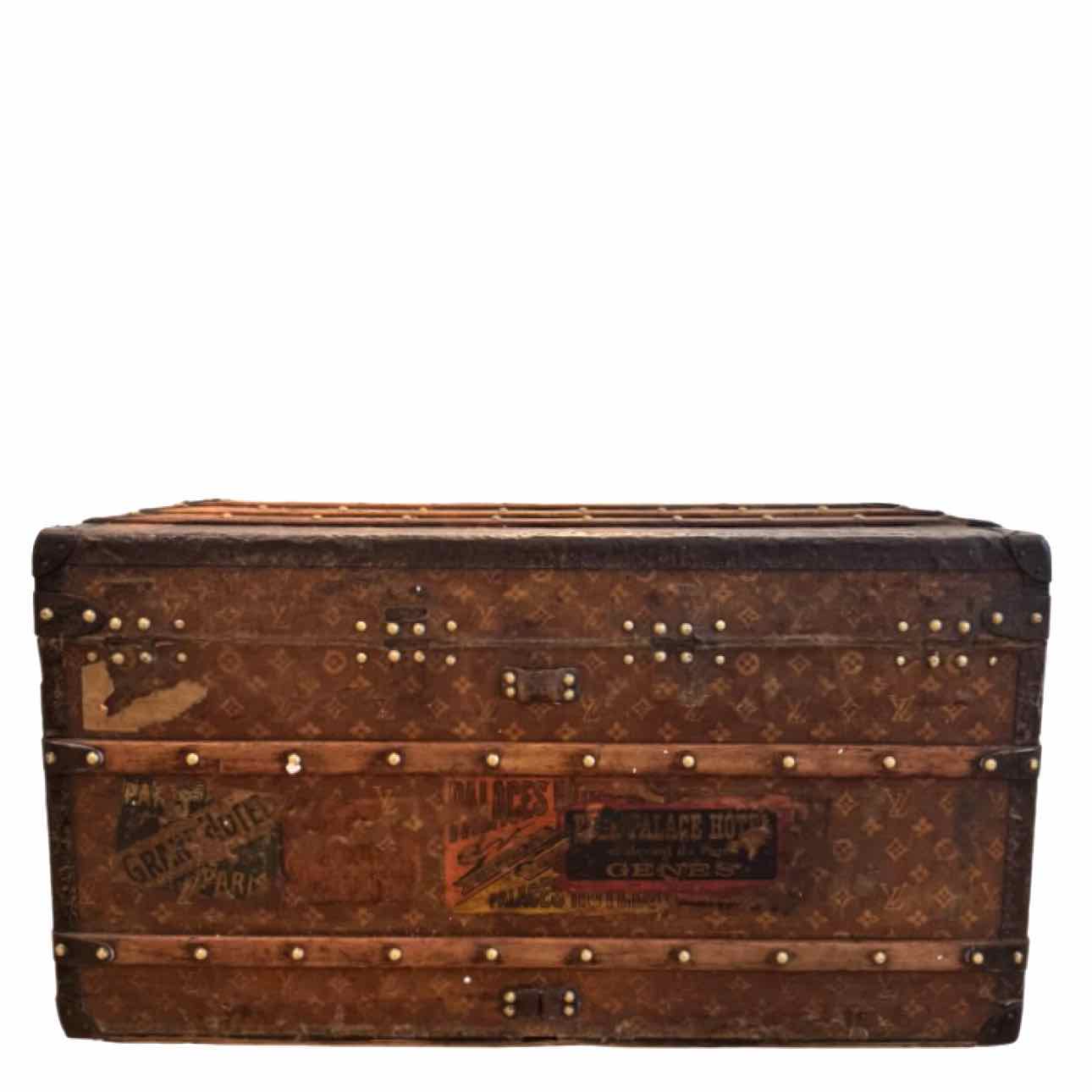 LOUIS VUITTON Woven Monogram Steamer Trunk