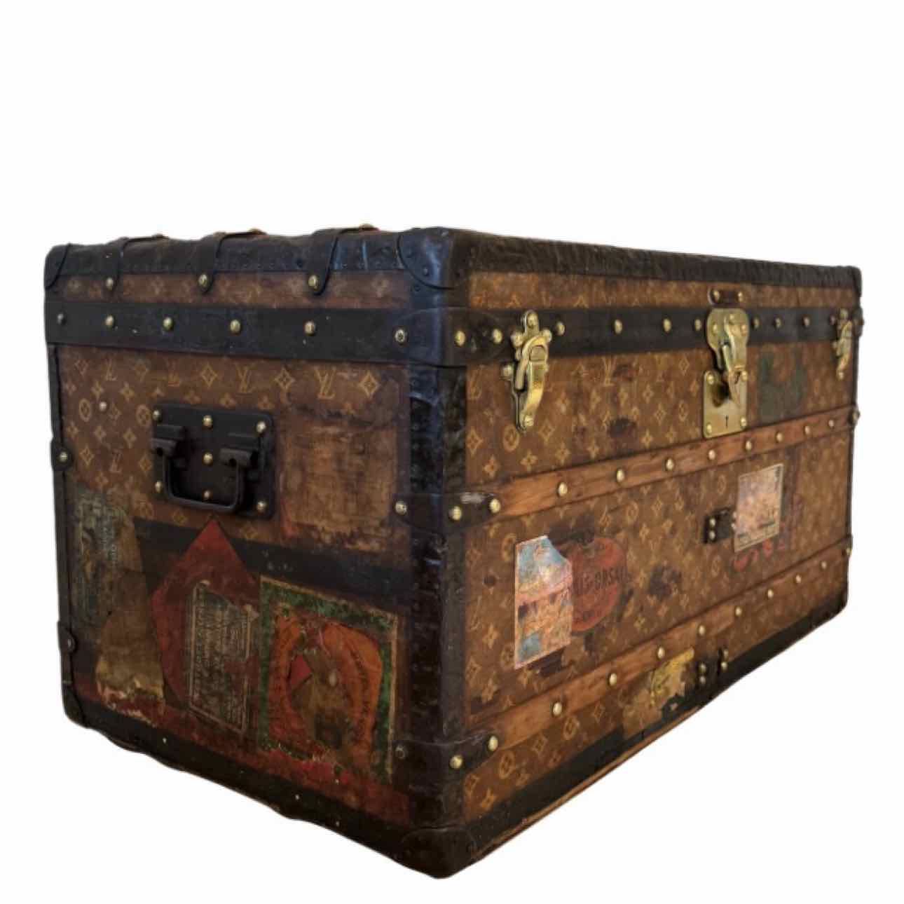 LOUIS VUITTON Woven Monogram Steamer Trunk