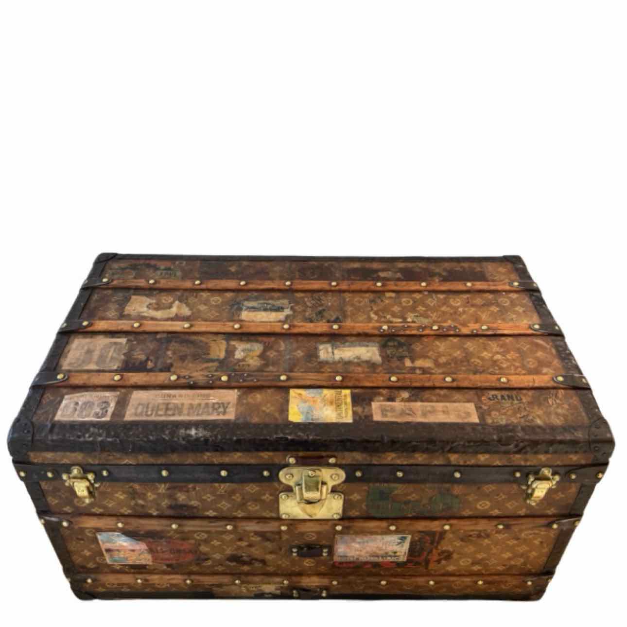 LOUIS VUITTON Woven Monogram Steamer Trunk
