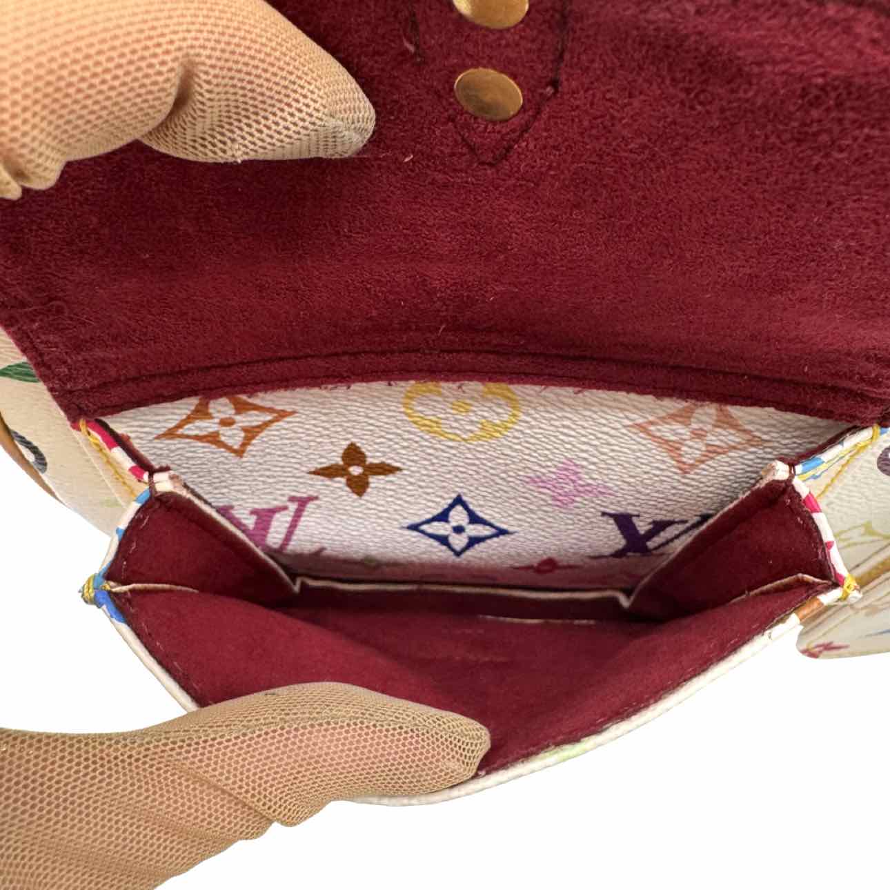LOUIS VUITTON X Murakami  Multicolor Monogram Canvas Lodge GM Shoulder Bag