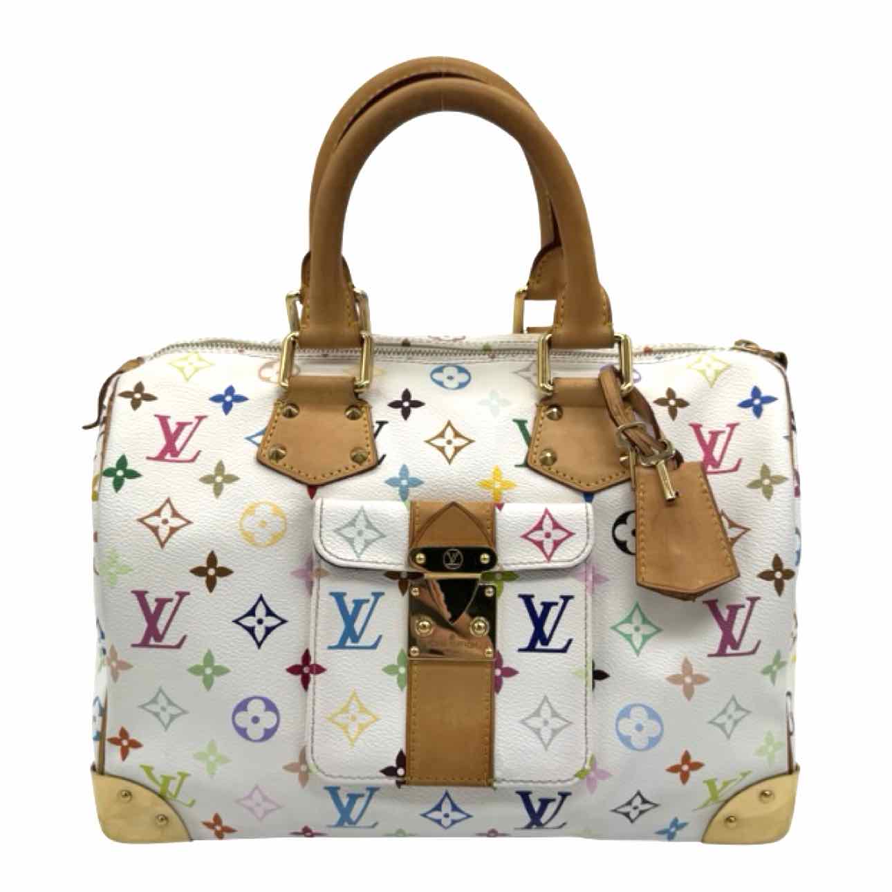 LOUIS VUITTON X Takashi Murakami Monogram Multicolor Speedy 30