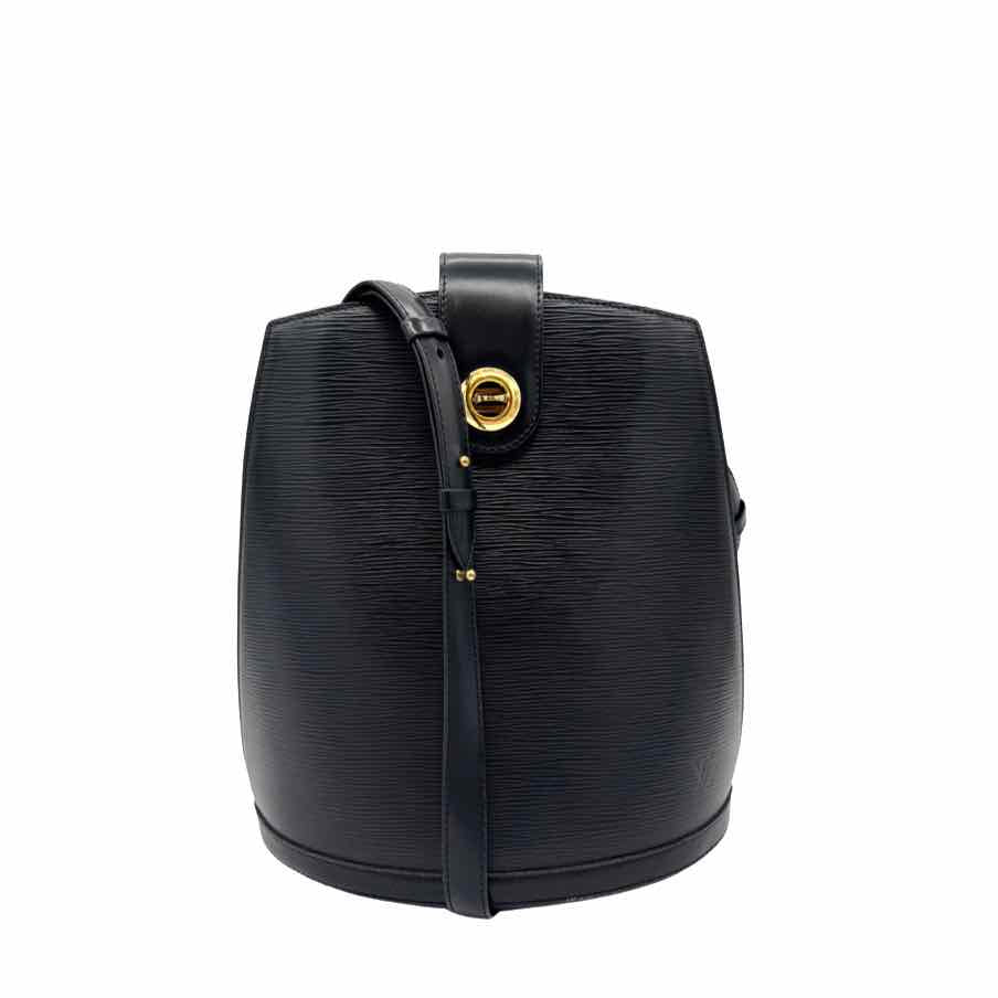 Louis Vuitton Black Epi Leather Cluny Castillan Black Shoulder Bag (Pre-Owned)