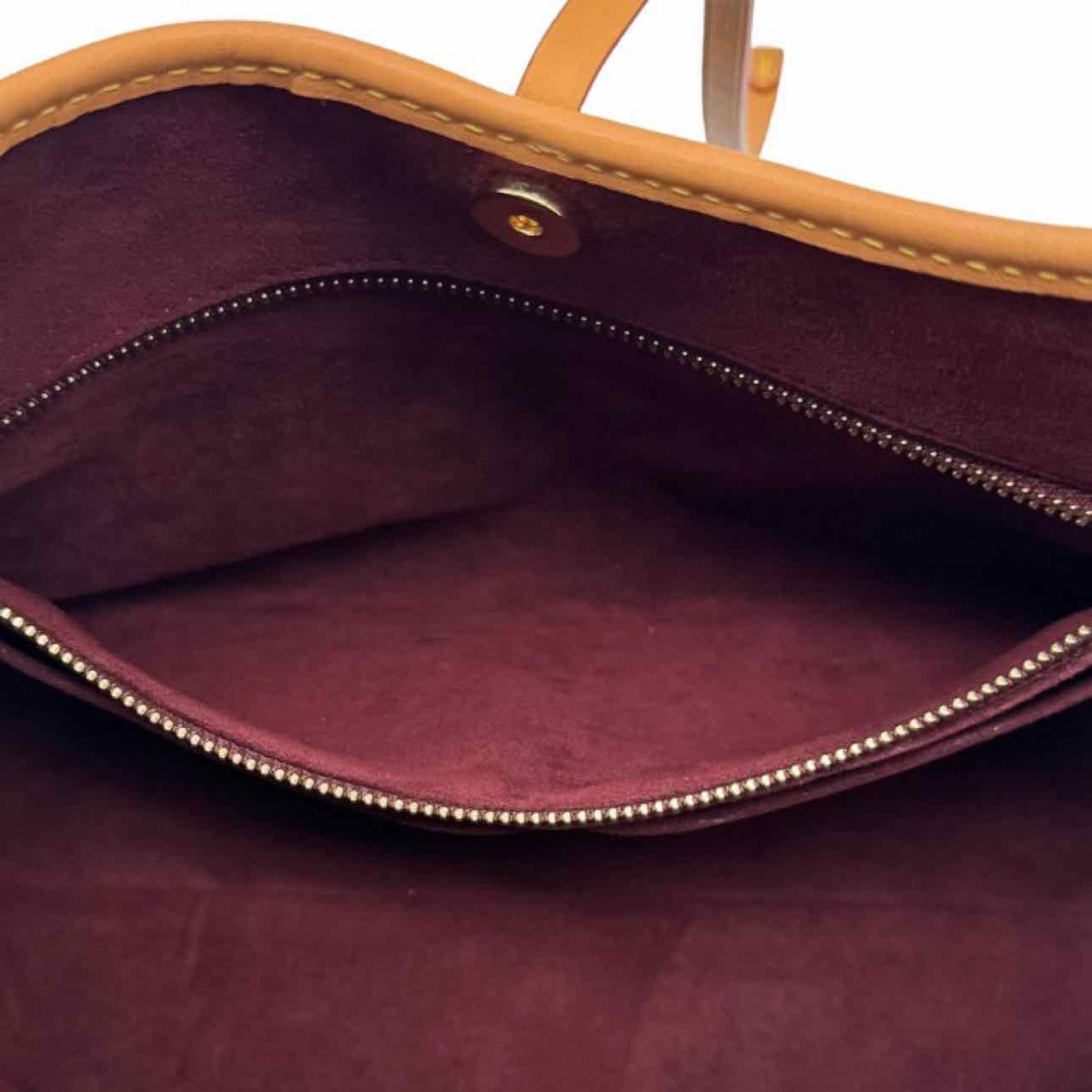 Louis Vuitton Monogram Canvas Carry All PM Shoulder Bag Brown