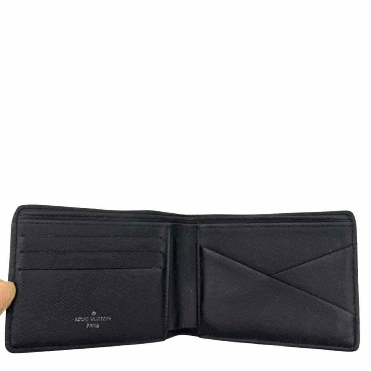 LOUIS VUITTON Monogram Eclipse Multiple Wallet Black