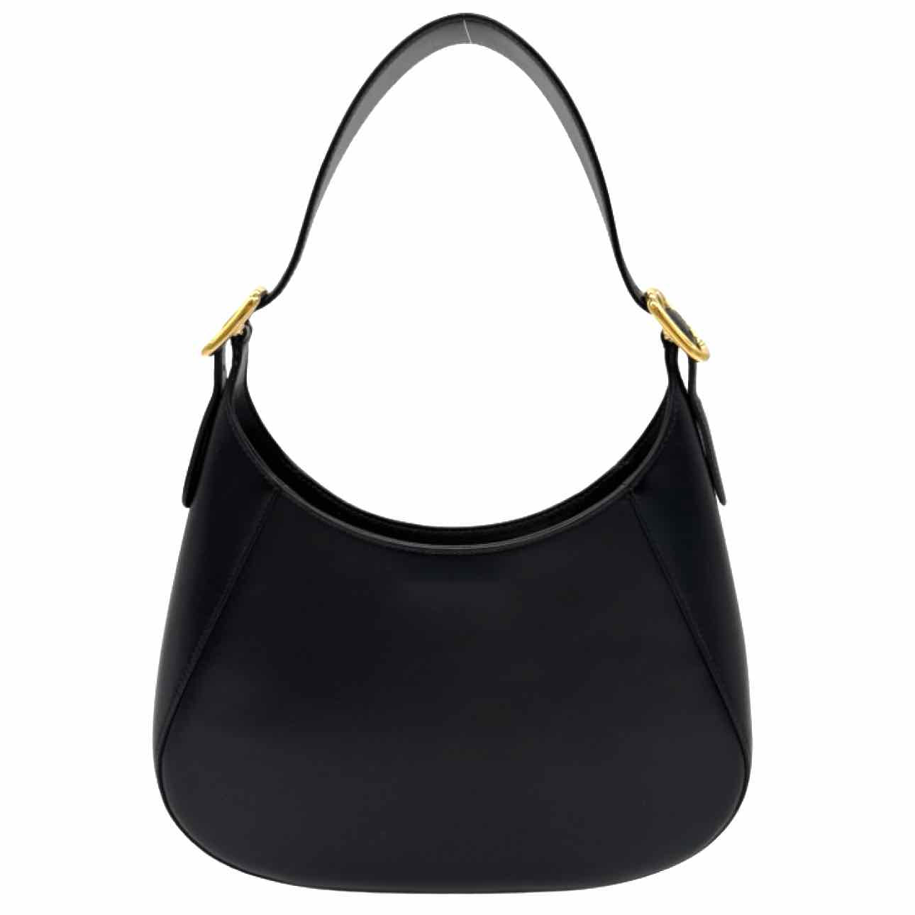 PRADA Box Calfskin Cleo Shoulder Bag Black
