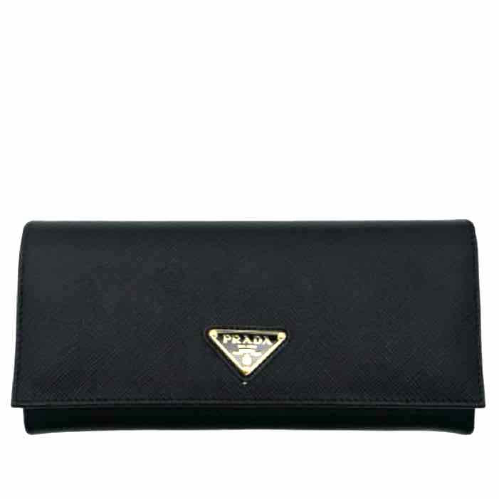 PRADA Saffiano Leather Large Wallet (Pre-Owned)