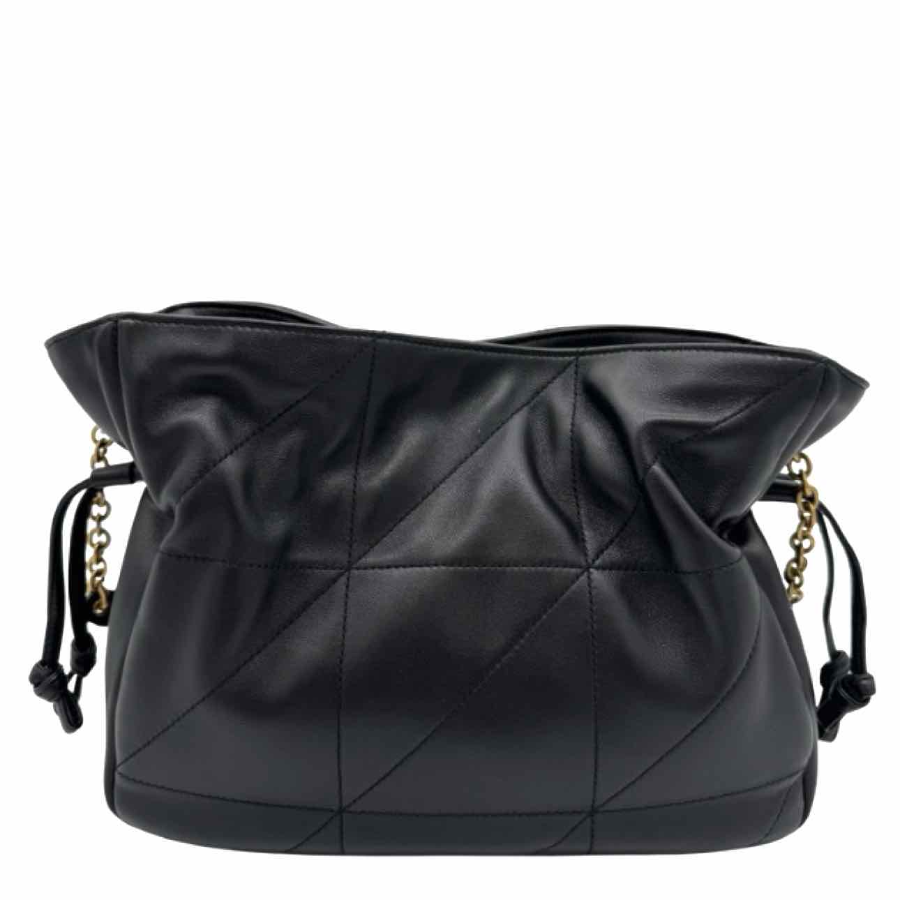 SAINT LAURENT Lambskin Jamie Medium Shoulder Pouch Black