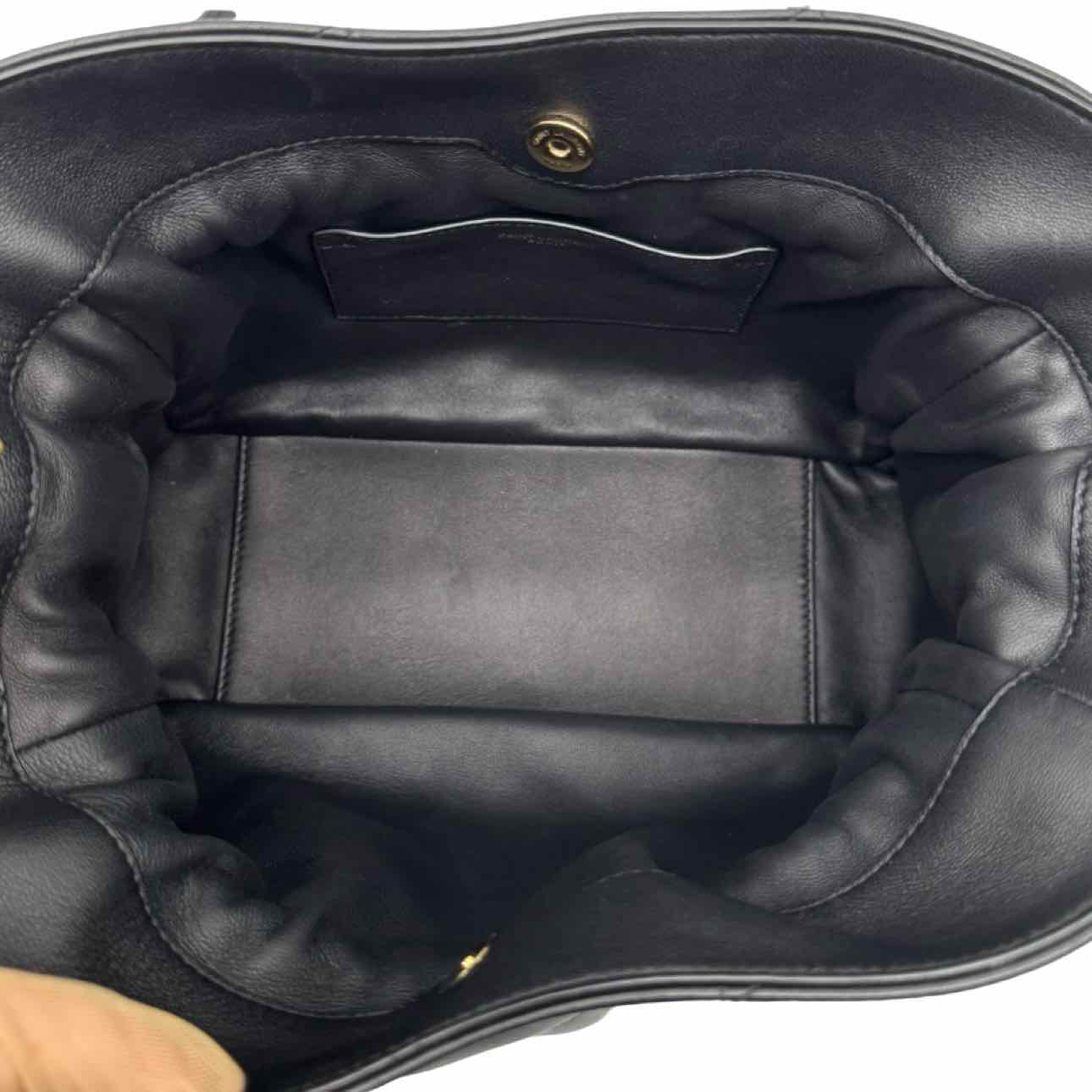 SAINT LAURENT Lambskin Jamie Medium Shoulder Pouch Black
