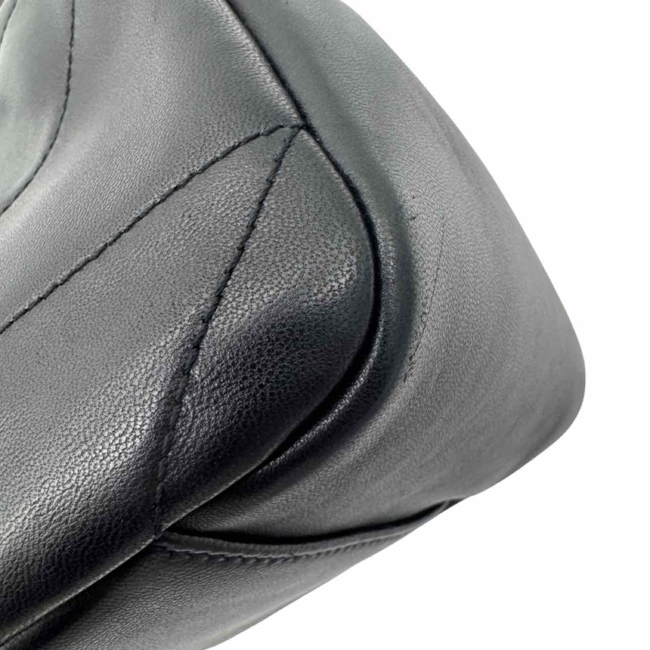 SAINT LAURENT Lambskin Jamie Medium Shoulder Pouch Black