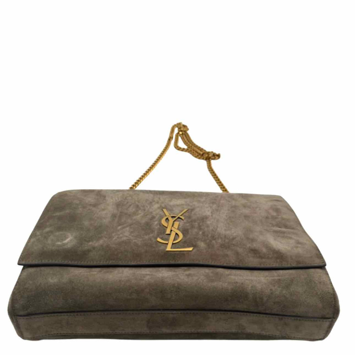 SAINT LAURENT Leather/Suede Reversible Medium Kate Shoulder Bag
