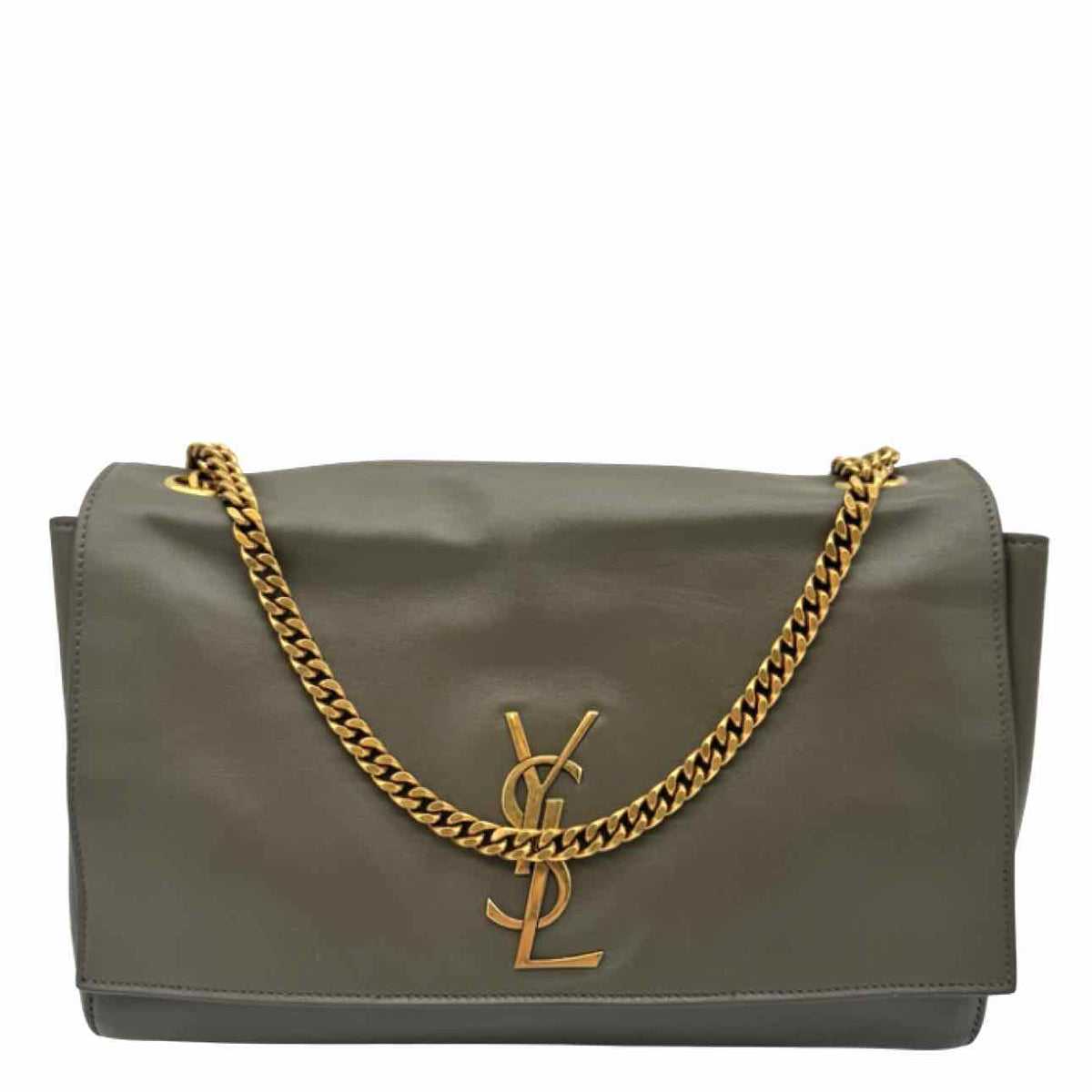 SAINT LAURENT Leather/Suede Reversible Medium Kate Shoulder Bag