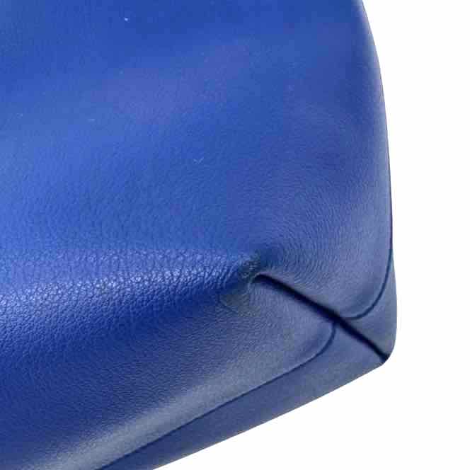 SAINT LAURENT Shopping Tote Navy Blue (Pre-Owned)