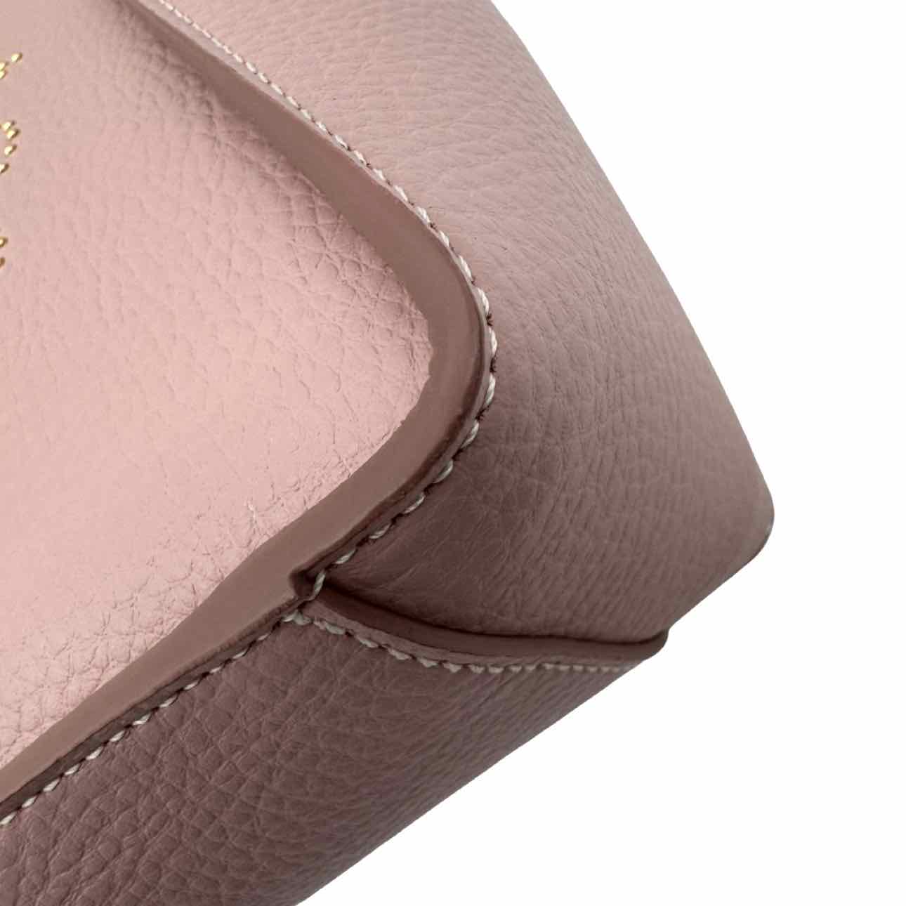 STELLA MCCARTNEY Vegan Leather Stella Logo Crossbody Bag Pink