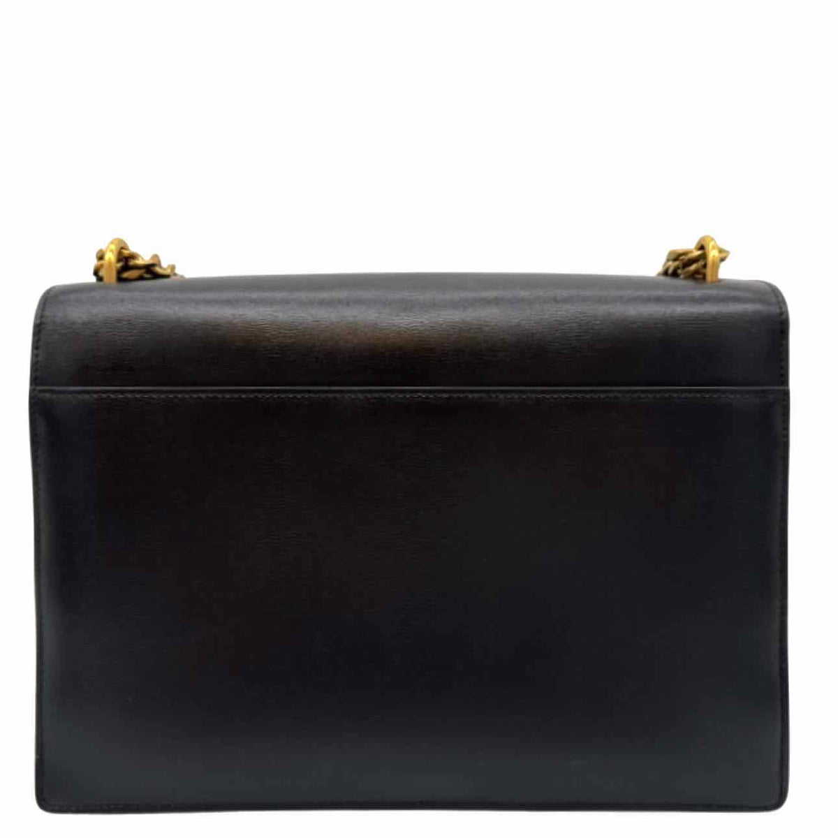 SAINT LAURENT Calfskin Large Sunset Shoulder Bag Black