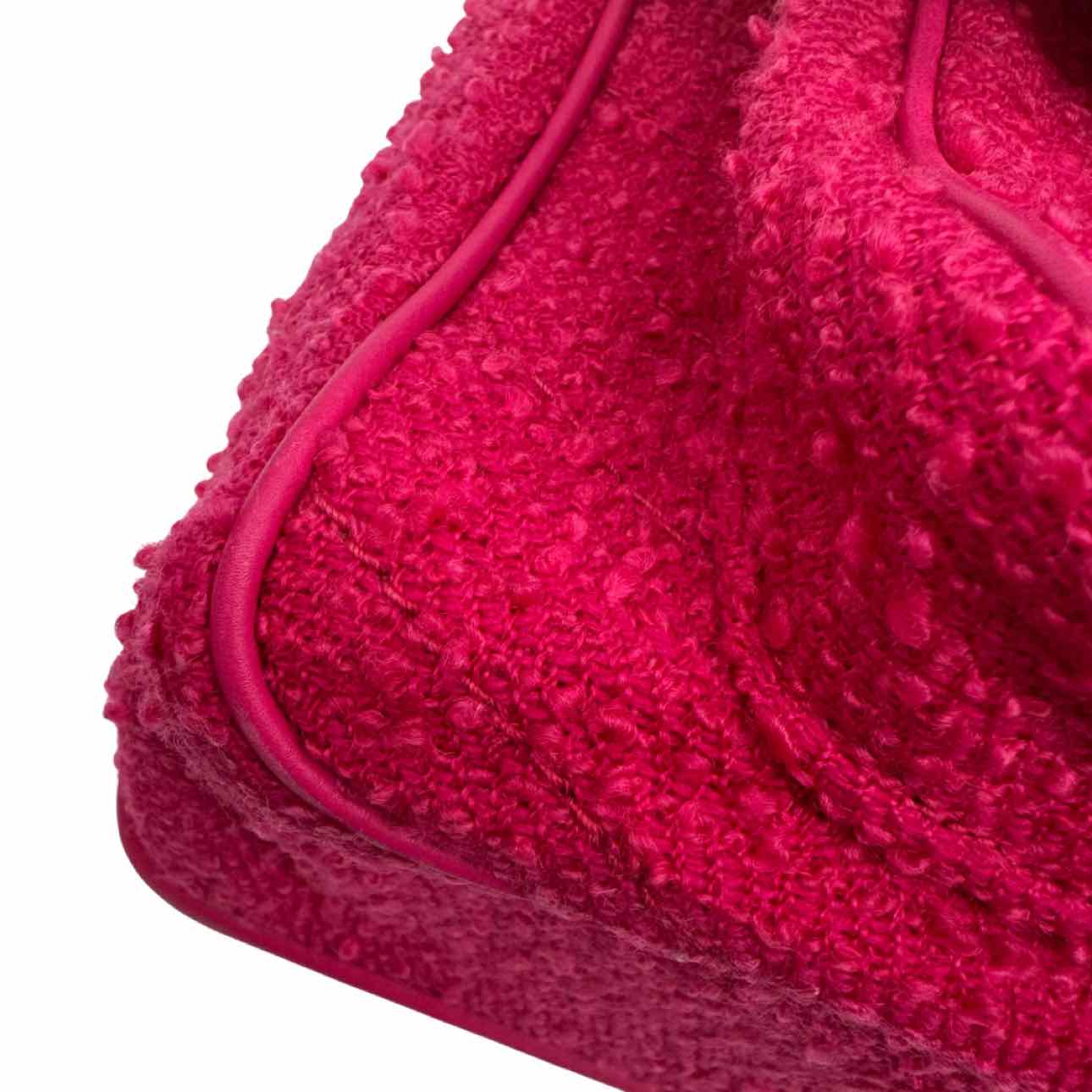 YVES SAINT LAURENT Boucle Tweed Niki Medium Shoulder Bag