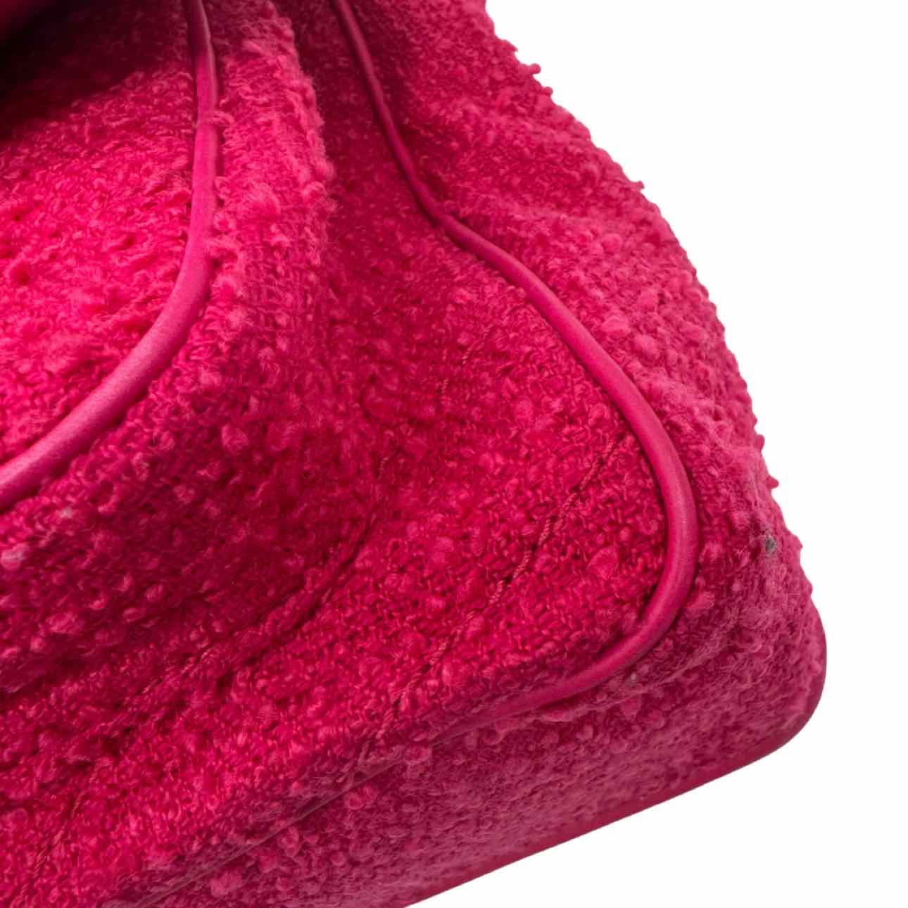 YVES SAINT LAURENT Boucle Tweed Niki Medium Shoulder Bag