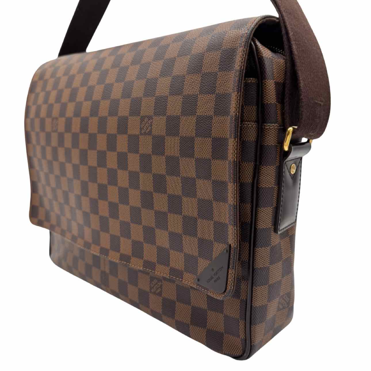 LOUIS VUITTON Damier Ebene Brown Messenger Bag
