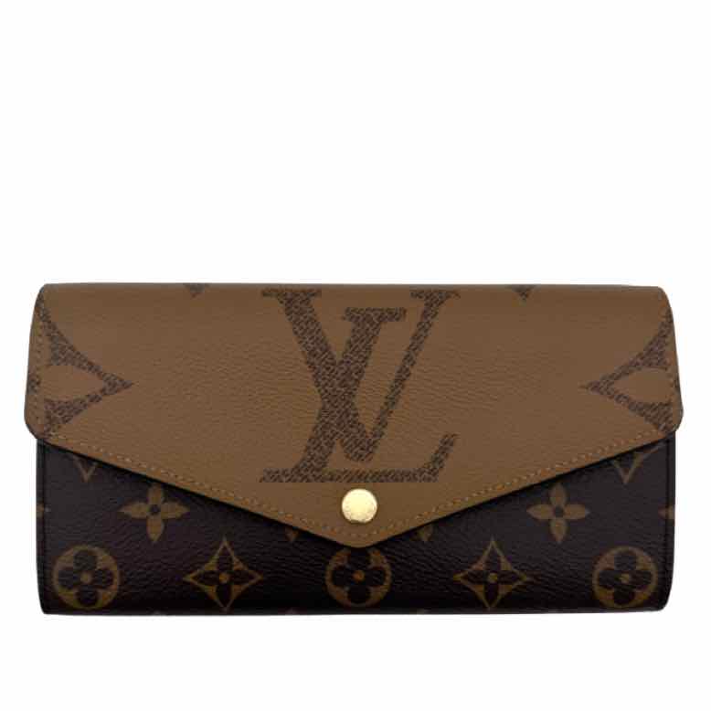 LOUIS VUITTON Monogram Reverse Giant Sarah Wallet (Pre-Owned)