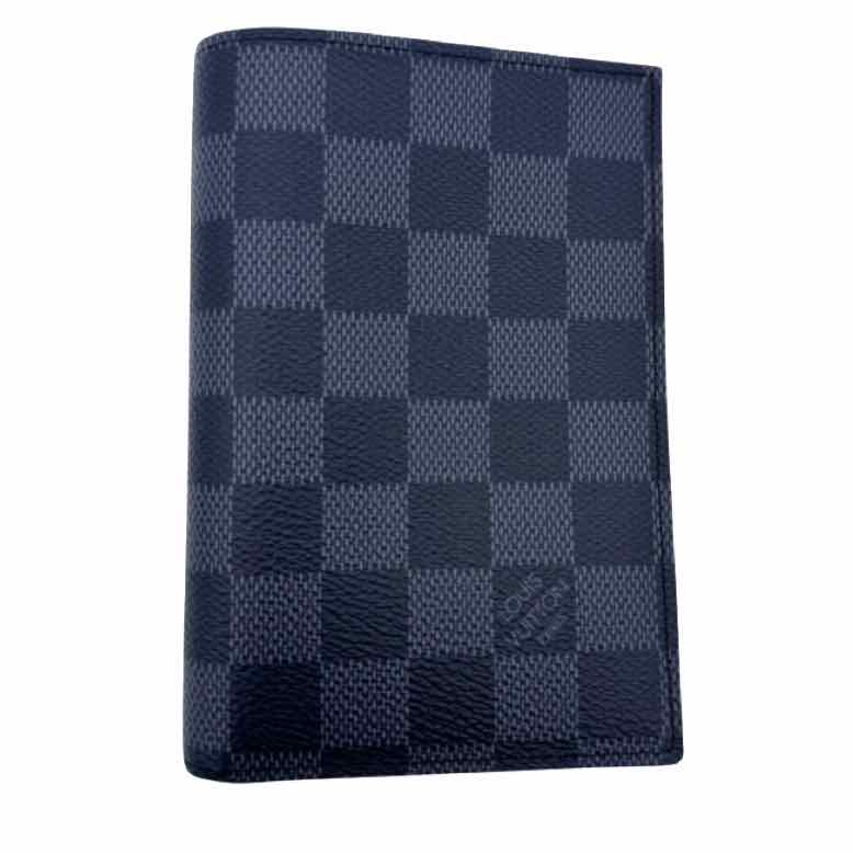 LOUIS VUITTON  Damier Graphite Passport Holder (Pre-Owned)