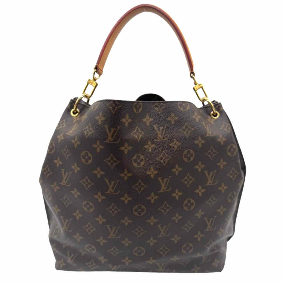 LOUIS VUITTON Monogram Canvas Metis Hobo Bag Brown