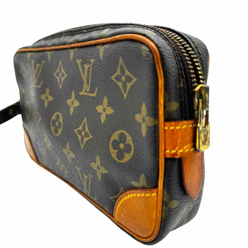 LOUIS VUITTON Monogram Canvas Pochette Marly Dragonne 26 (Pre-Owned)