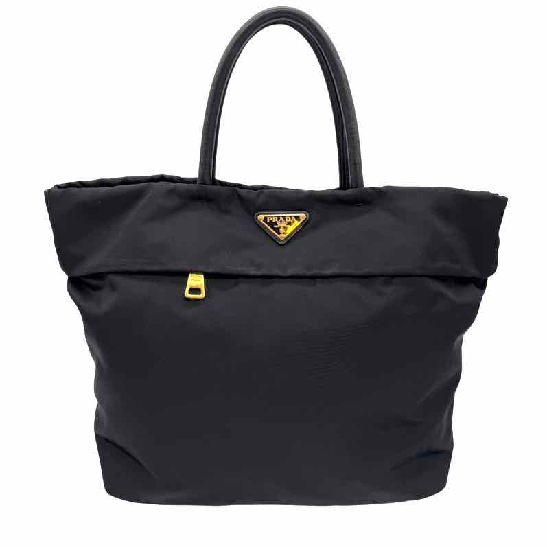 PRADA Tessuto Nylon Tote Bag Black (Pre-Owned)