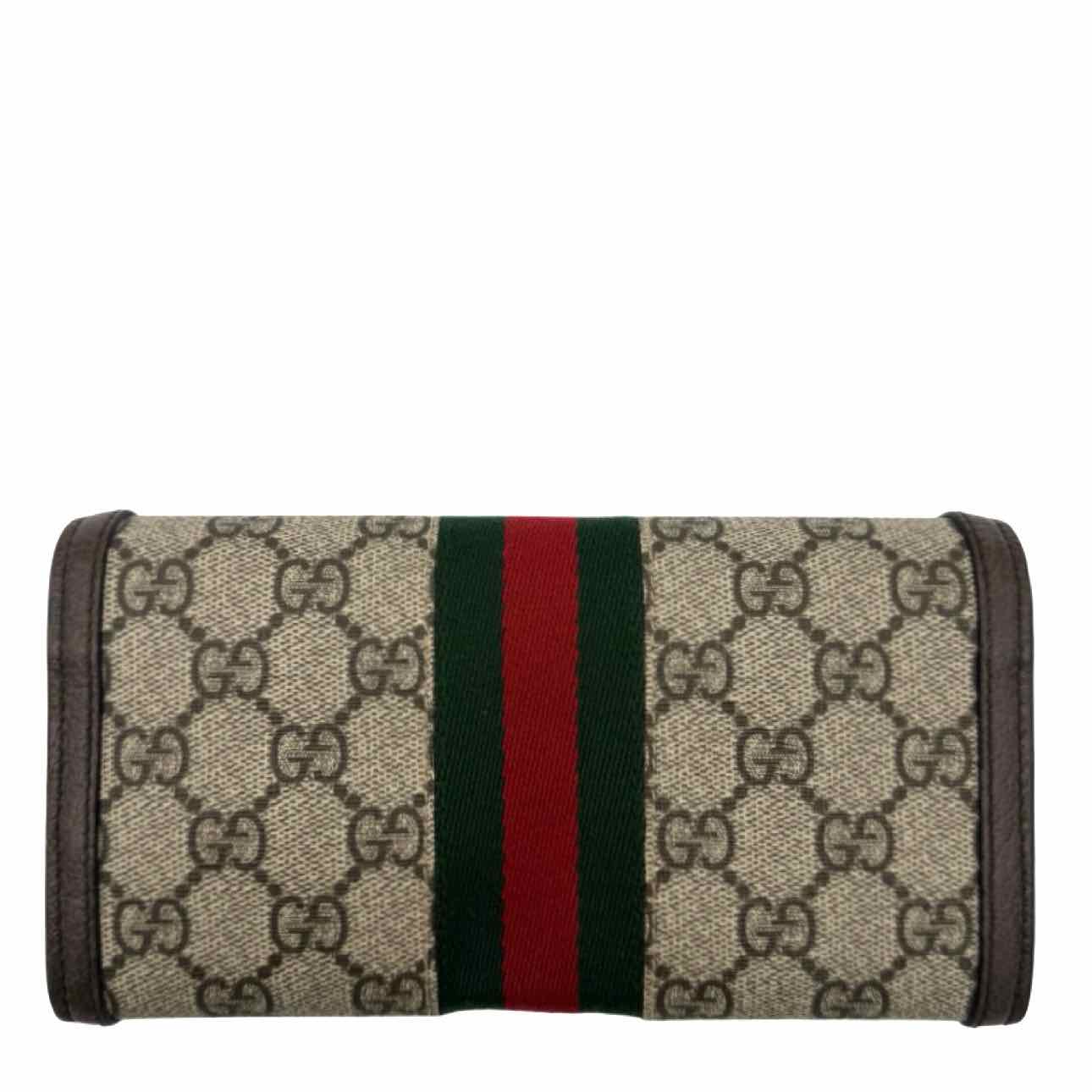 GUCCI GG Supreme Ophidia Continental Wallet