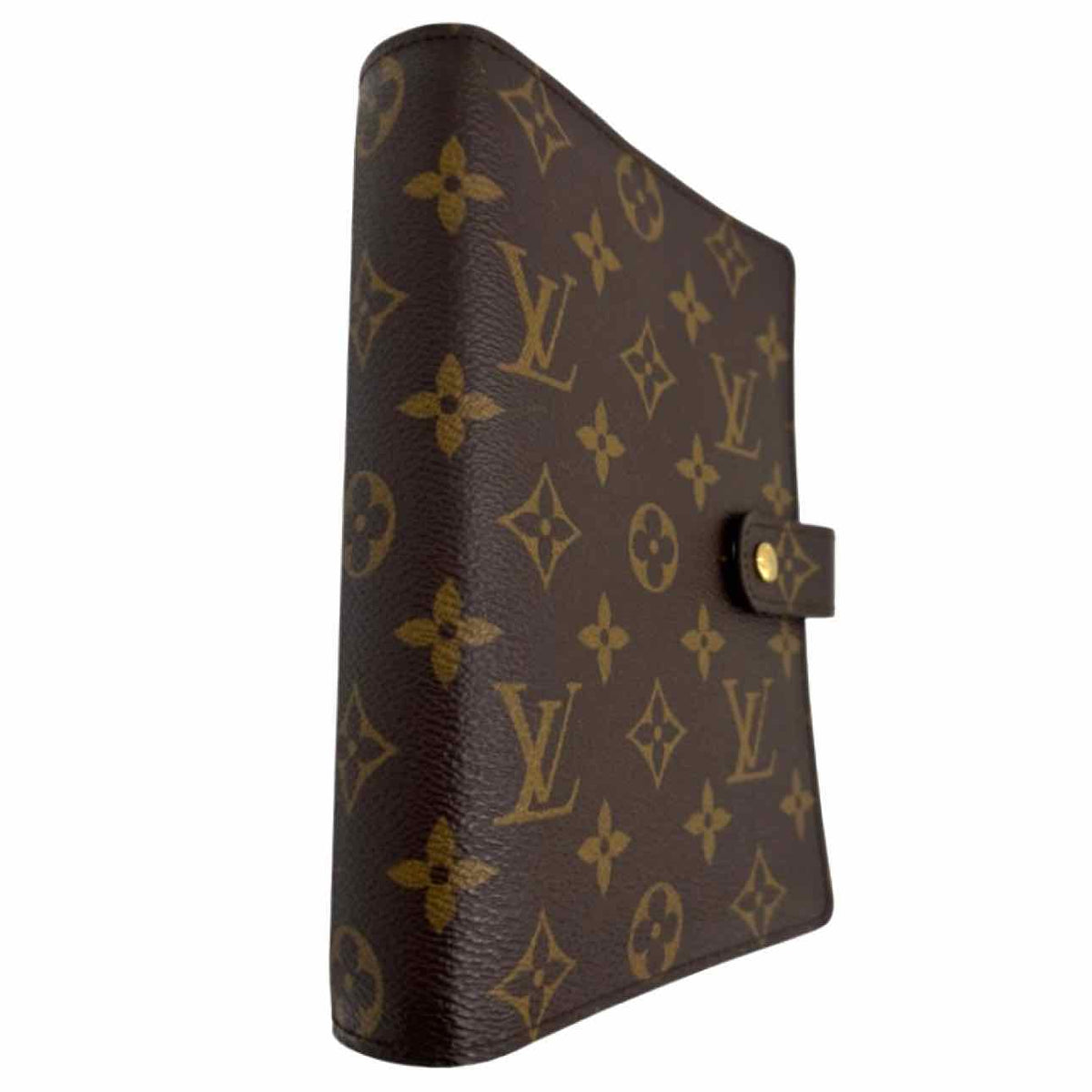 LOUIS VUITTON Monogram Canvas Agenda Cover MM Brown