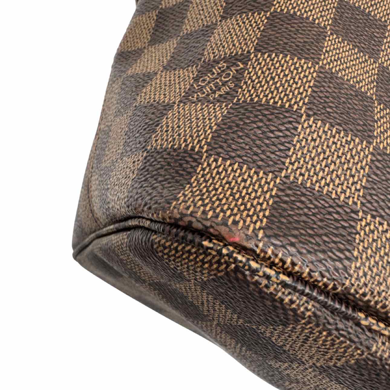 LOUIS VUITTON Damier Ebene Neverfull MM Brown