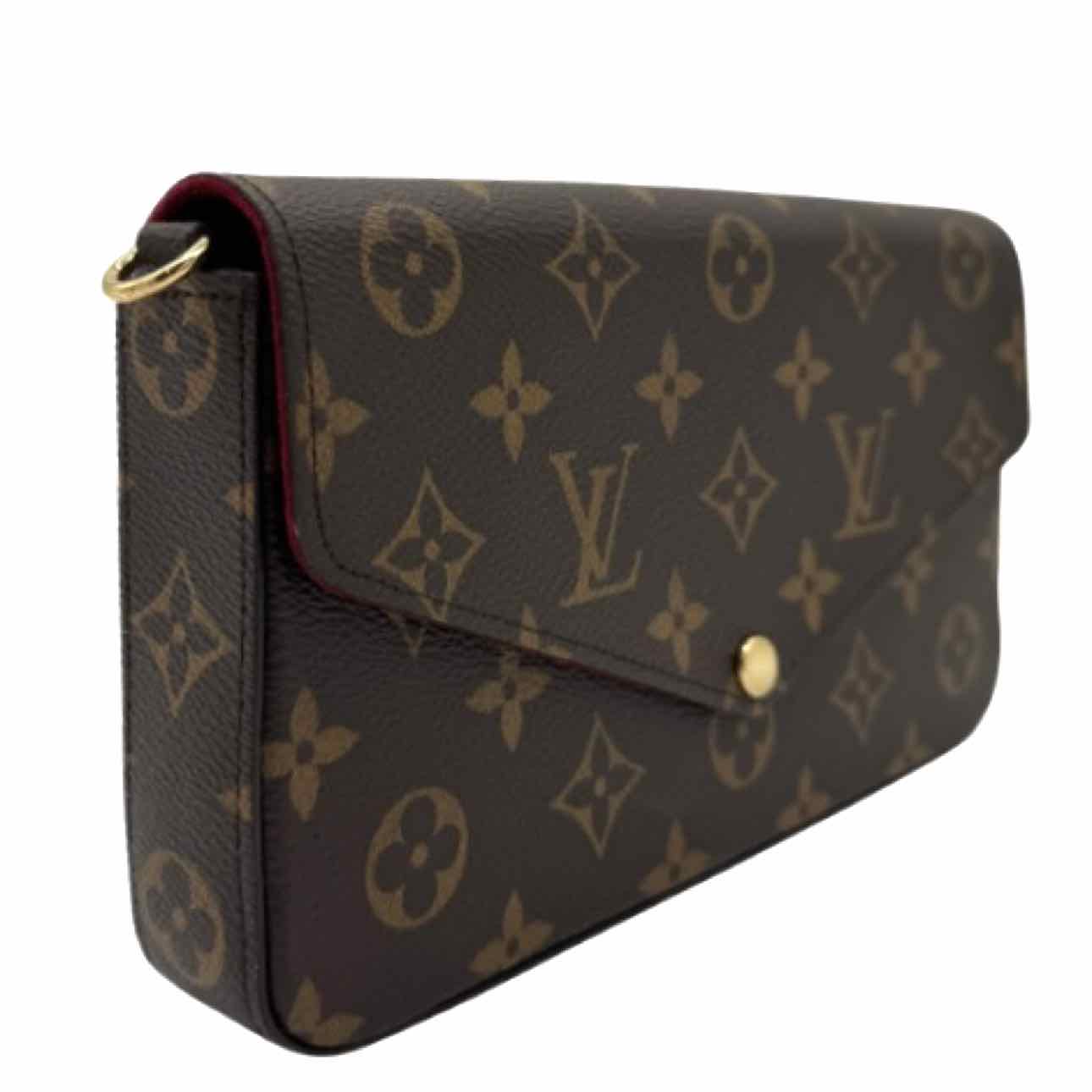 LOUIS VUITTON Monogram Canvas Pochette Felicie Shoulder Bag