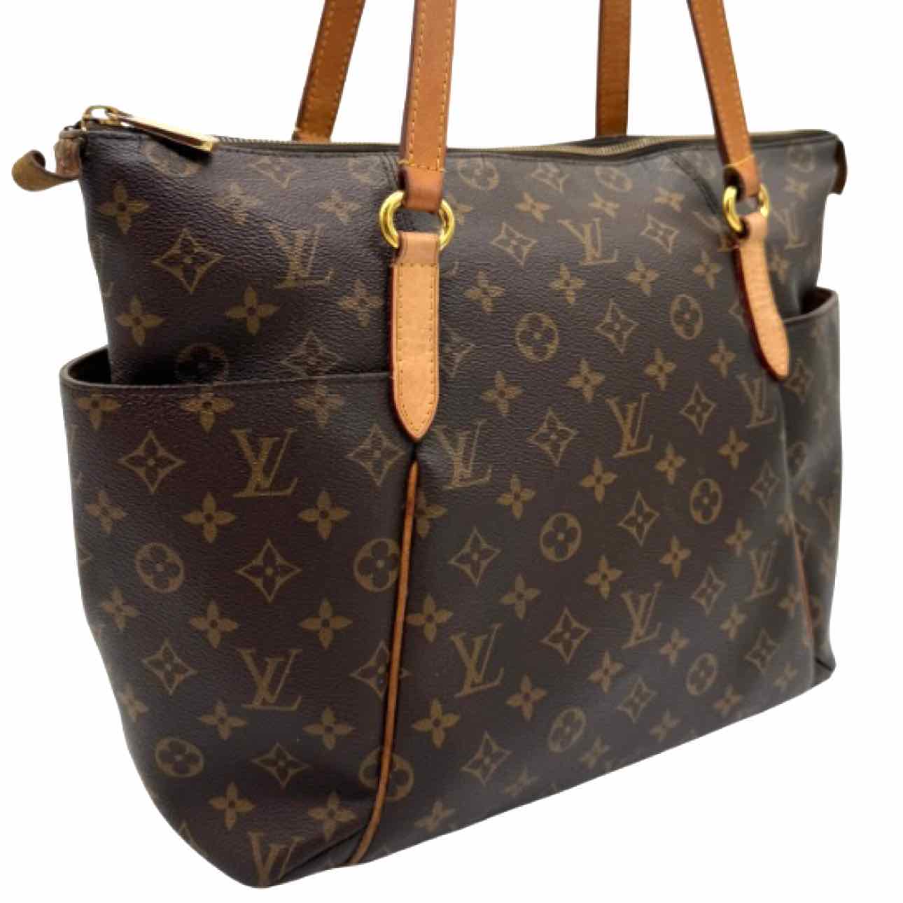 LOUIS VUITTON Monogram Canvas Totally MM Brown