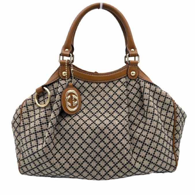 GUCCI Monogram Sukey Tote Bag (Pre-Owned)