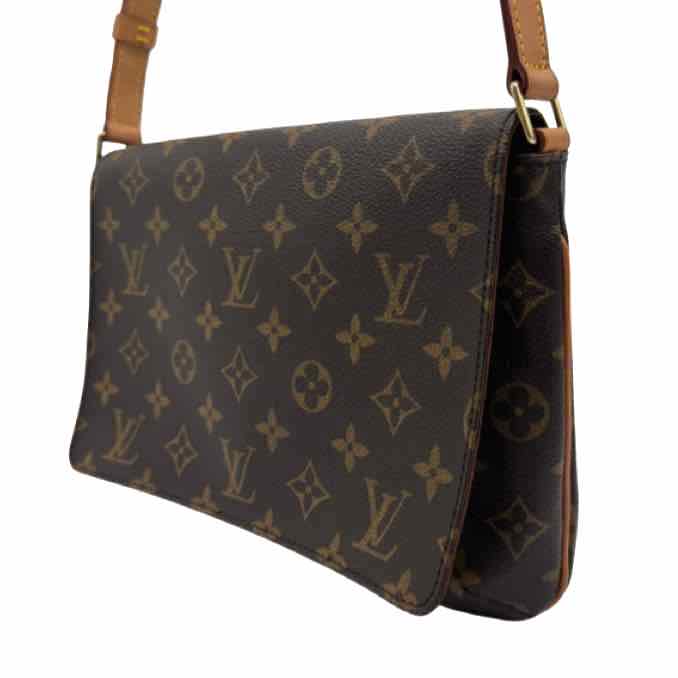 LOUIS VUITTON Monogram Canvas Musette Tango Shoulder Bag (Pre-Owned)