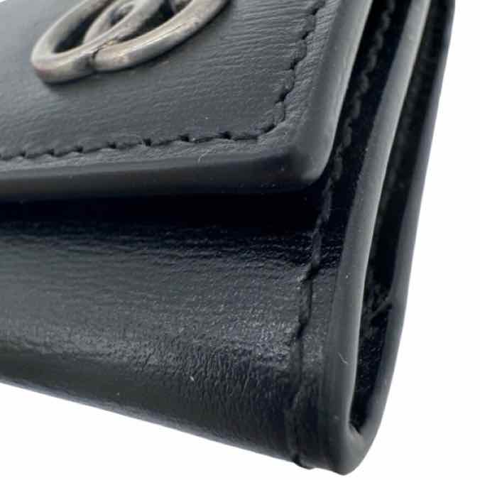 GUCCI Business Card Holder Black (Pre-Owned)