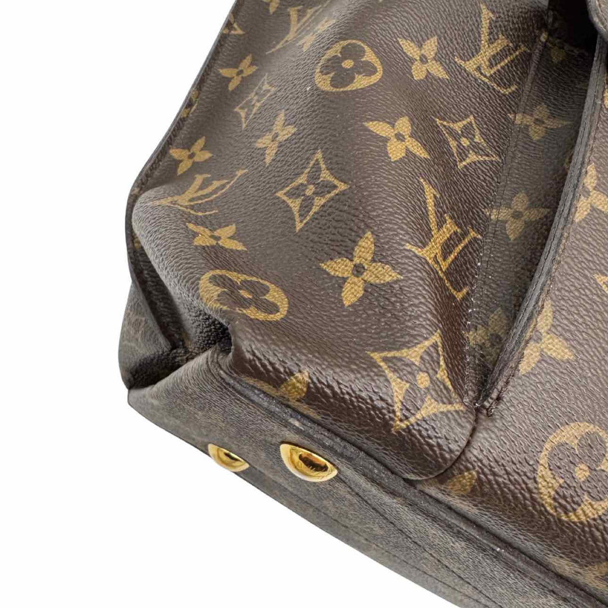 LOUIS VUITTON Monogram Canvas Metis Hobo Bag Brown