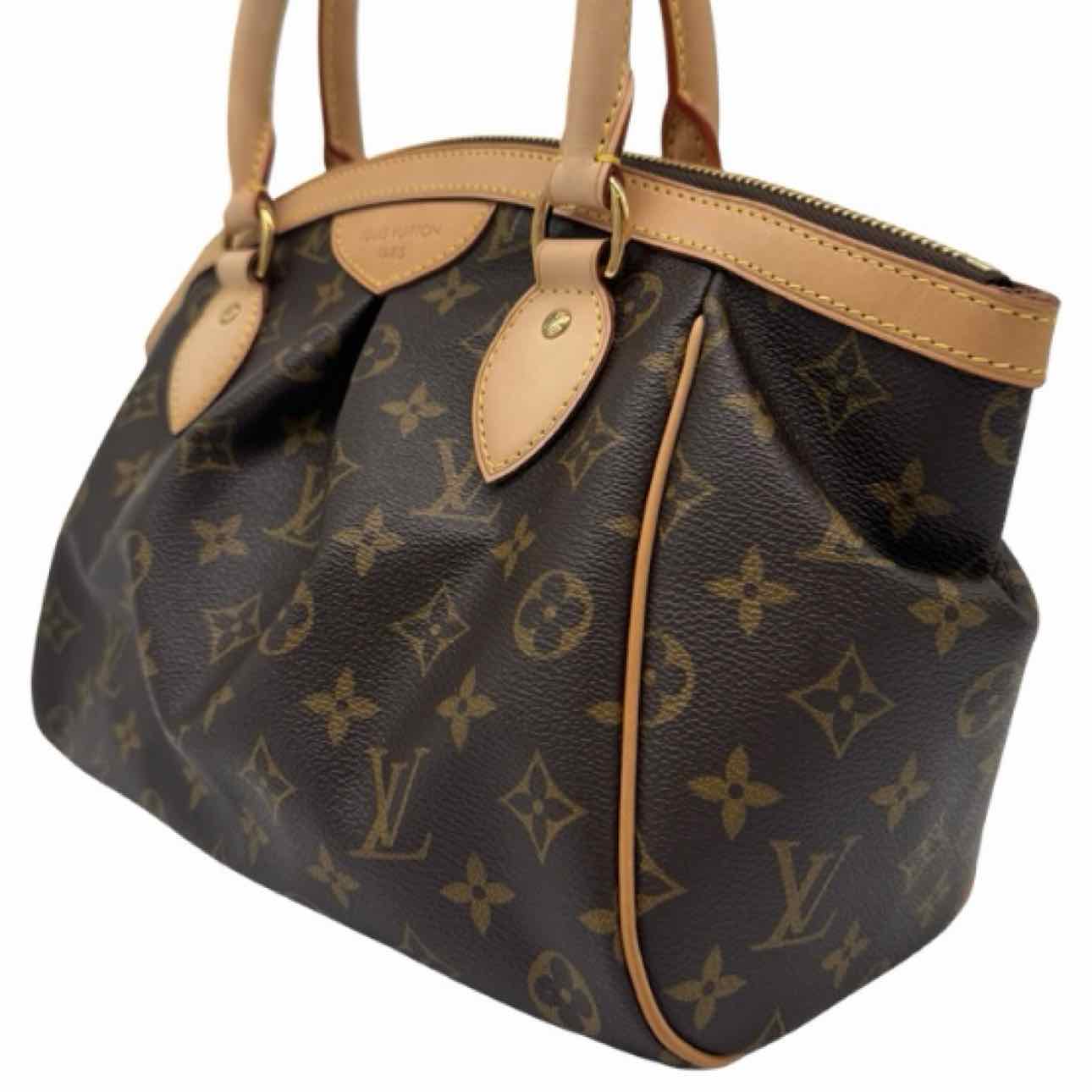 LOUIS VUITTON Monogram Canvas Tivoli PM Tote Bag Brown