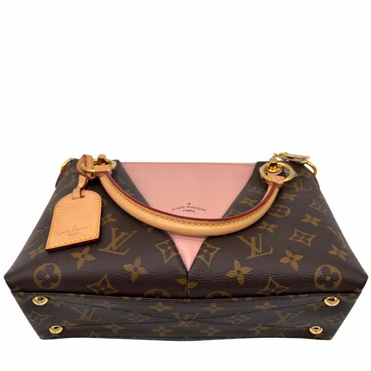 LOUIS VUITTON Monogram V Tote BB Rose Poudre (Pre-Owned)