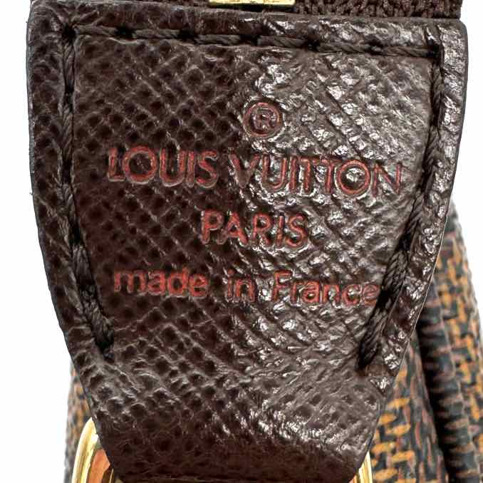 LOUIS VUITTON Damier Ebene Mini Pochette Brown (Pre-Owned)