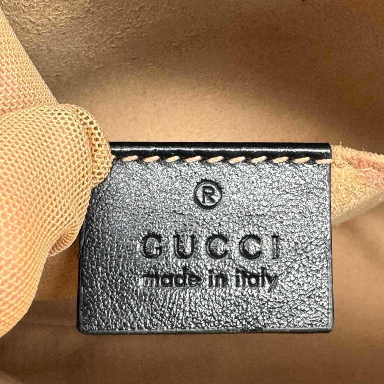 GUCCI Monogram Canvas Marmont Camera Bag (Pre-Owned)