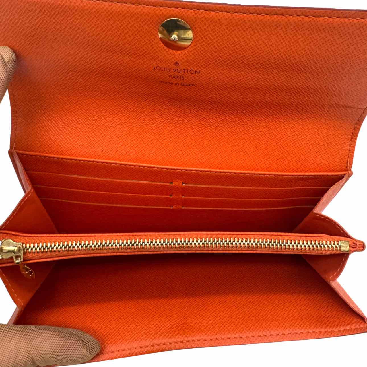 LOUIS VUITTON Monogram Multicolor Sarah Wallet White