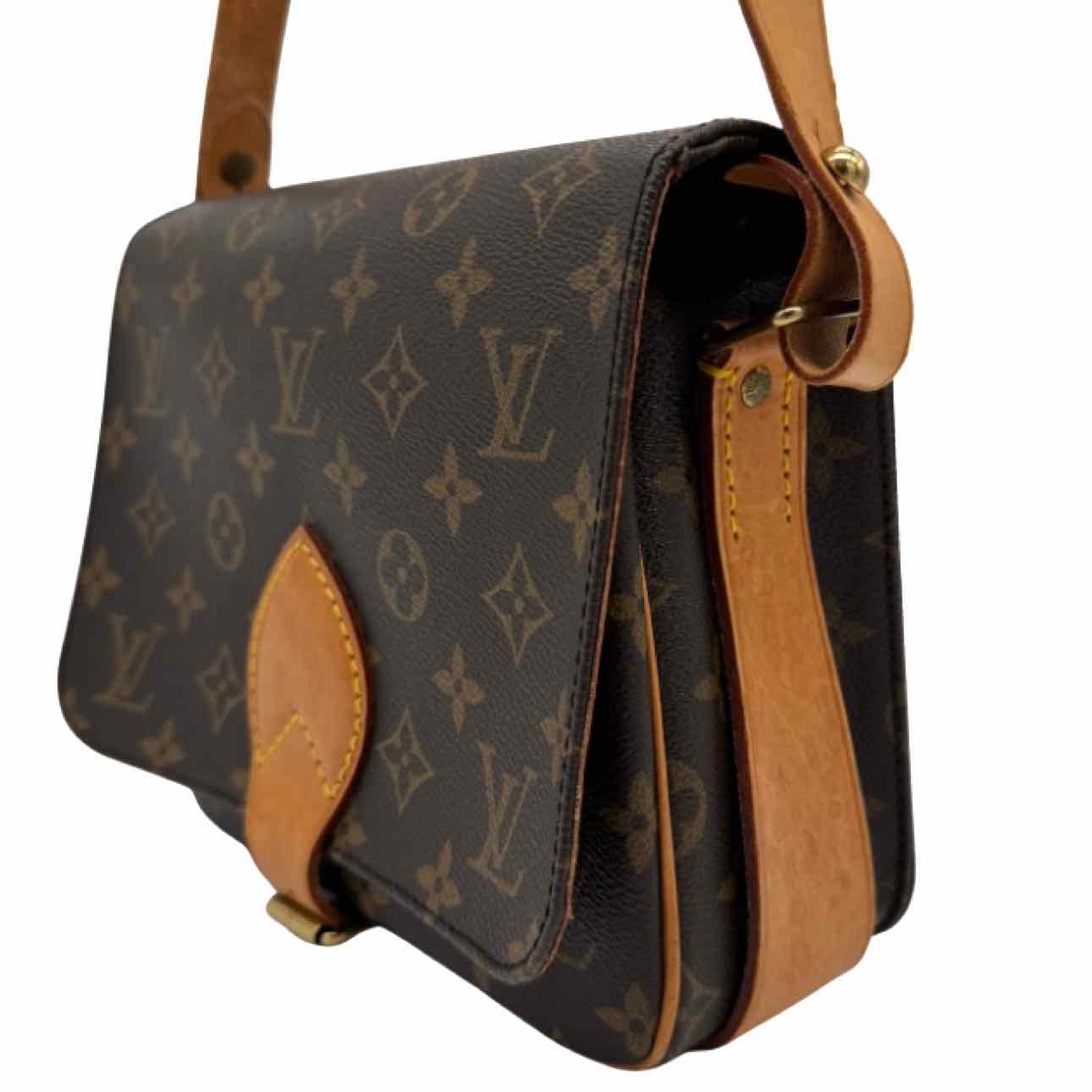 LOUIS VUITTON Monogram Canvas Cartouchiere PM Crossbody