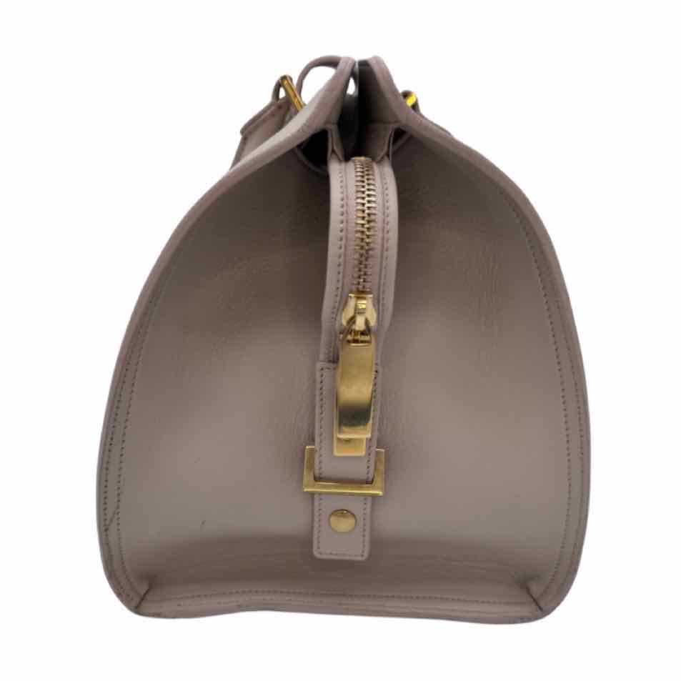 New Arrival - SAINT LAURENT Calfskin Medium Y Cabas Handbag Beige Gold HW