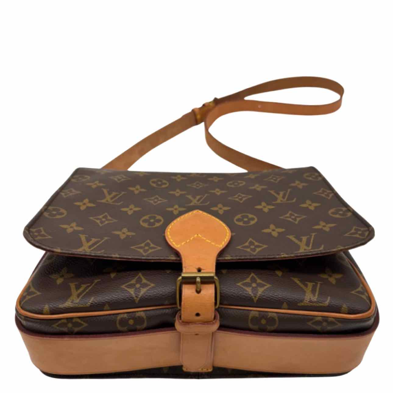 LOUIS VUITTON Monogram Canvas Cartouchiere GM Crossbody